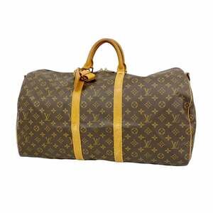 LOUIS VUITTON Brown Monogram Boston Bag